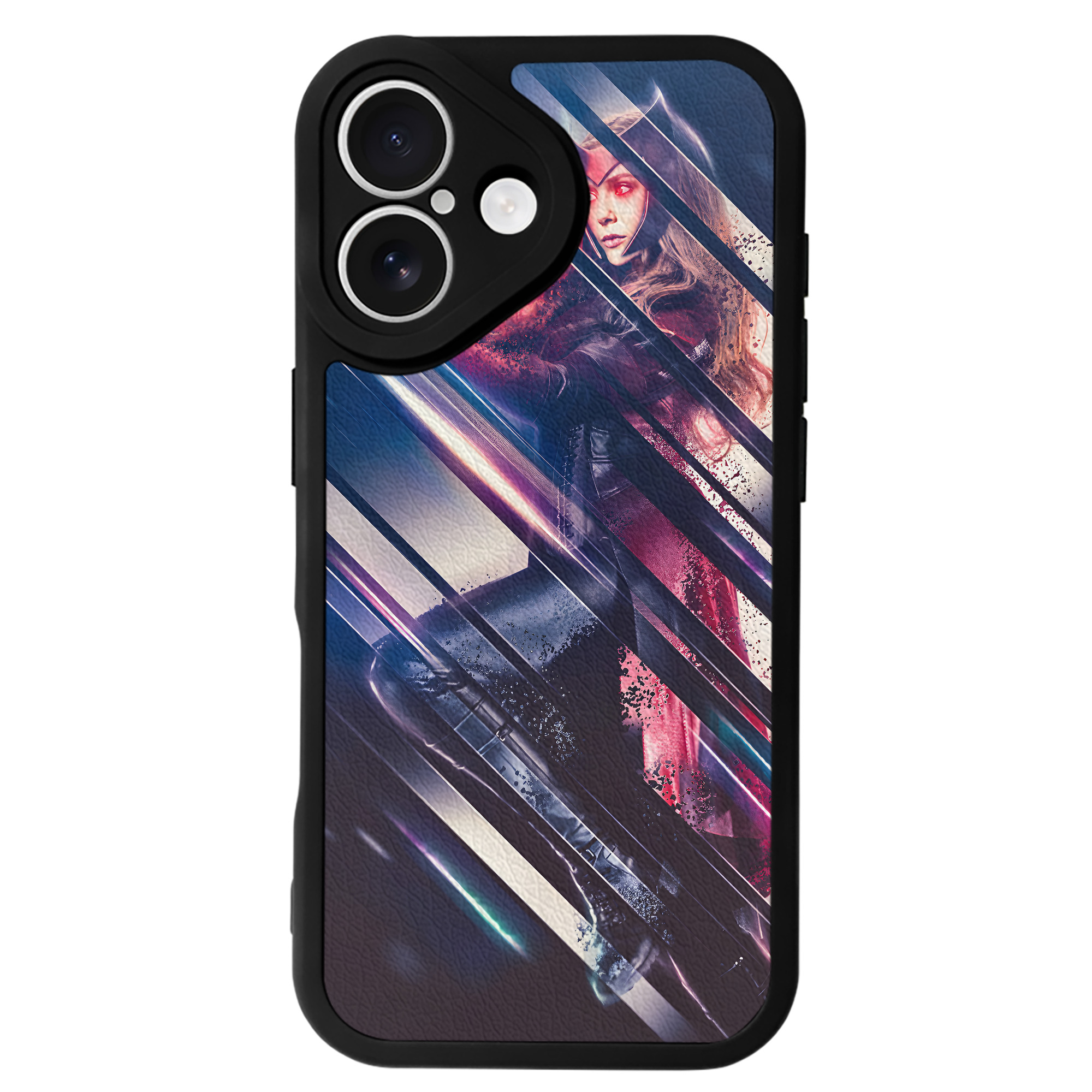 （画像用） アベンジャーズ The Avengers 【iPhone 16シリーズ対応】シリコンスマホケース（レザー調） 材質：シリコン